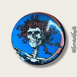Vintage 1980s Grateful Dead Pin